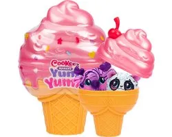 Cookeez Makery Yum Yumz 2-pack - 2 pluchen knuffeltjes in een ijshoorntje