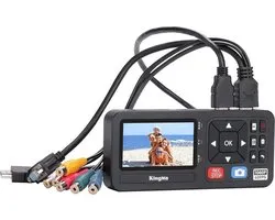 VHS Recorder – Videorecorder – Digitaliseren – Video naar converter – 3 inch – 1080P – 60 fps – Opname van HDMI, RCA, VCR, DVD, VHS tapes, Hi8, Gaming TF/SD/USB (HDMI)