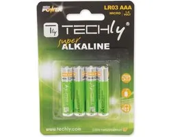 Techly LR03 AAA 1,5 V Pile à usage unique Alcaline 1,5 V