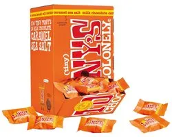 Tony's Chocolonely Tiny Tony's Melk Karamel Zeezout Chocolade - Verjaardag Cadeau Vrouw of Man - Belgische Fairtrade Chocola 900 gram - Geschenkset voor Man en Vrouw