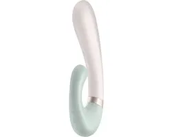 Satisfyer, Bluetooth Rabbit, Heat Wave, 20 cm, met warmtefunctie, met app-bediening, 2 motoren, gemaakt van siliconen