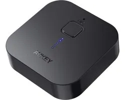 Aukey BR-C1 - Bluetooth Audio Receiver - Dual Device Link - 18 uur speeltijd - Zwart
