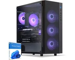 Sedatech Advanced Gaming PC Compact • AMD Ryzen 5 5600X 6x 3.7GHz • Geforce RTX 5060 Ti • 32Gb RAM • 1Tb SSD M.2 • WiFi • Windows 11 • Desktop computer