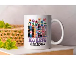 Mug 100 Days dans les Books - BookLovers - Cadeau - Cadeau - Lecteurs - Bookworms - Bookish - Book Lovers - Readers - Bookworms - Book Addicted