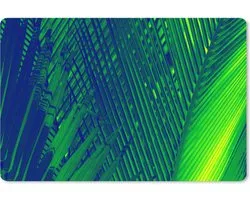 Muismat XXL 90x60 cm - Bureau onderlegger - Bureau mat Botanisch palmblad in diverse kleuren - Bureaumat - Gaming mousepad xl - Bureaulegger groot - Computer deskmat