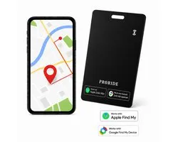 Proride® GPS Tracker Dual Kaart - Smarttag - GPS Tracker - Apple Find My en Android/Google Find My Device - GPS Tracker Auto - Tracker Portemonnee - Bluetooth Tracker