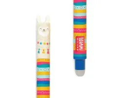 Legami Uitwisbare Pen - Lama - Inktkleur Blauw - Navulbaar - Back to School