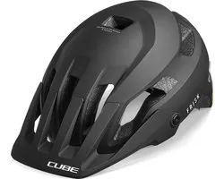 CUBE Fietshelm Frisk - Trailhelm - MIPS - 11 Ventilatiegaten - Verstelbaar - EPS In-Mould - 52-57 cm - M - Zwart