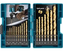 Makita 19-delig Metaalborenset HSS-TiN - D-67527