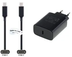 OneOne 20W snellader + 0,5m sterke USB C naar C kabel. PD lader. Oplader adapter past op Motorola Moto e14, Moto e15, Moto G / G Power, Moto G04, Moto G04s, Moto G05, Moto G14, Moto G15, Moto G24, Moto X50 Ultra