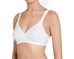Triumph - Elegant Cotton N - WHITE - Vrouwen - Maat B100