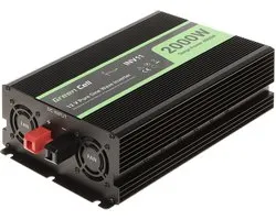 GREEN CELL Zuivere Sinus Omvormer 12V naar 230V - 2000W continu - USB