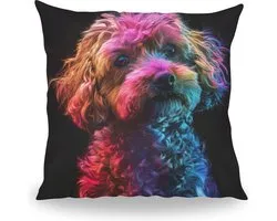 Coussin - Pet Portrait - Maltipoo 1 Couleur - 30 cm