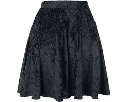 Forplay Velvet Skirt Dames Minirok - zwart - S