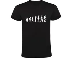 Evolution du robot singe homme T-shirt homme | futur | programmeur | les robots | technique | techno | développement | Noir