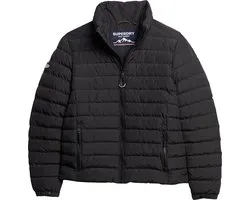 Superdry Fuji Emb Padded Jacket Heren Jas - Black - Maat L