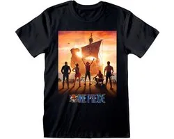 One Piece Key Art Heren T-shirt - zwart - L