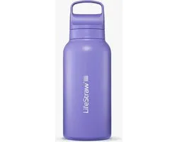 LifeStraw waterfilterfles Go 2.0 RVS Thistle Purple geïsoleerd 1 liter - Paars