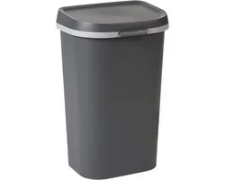 Curver Mistral Flat Prullenbak - 50L - 39x30x69cm - Antraciet