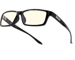 GUNNAR Computerbril - Blauw Licht Bril Riot met Onyx Frame en Clear Tint - Beeldschermbril - Blue Light Glasses - GUNNAR Focus +0,2 Diopter