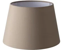 Light depot - Lampenkap Largo - Rond 20/15/13 - Taupe katoen