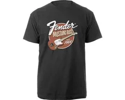 Fender - Mustang Bass Heren Tshirt - L - Zwart