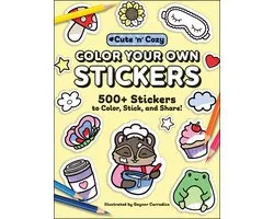 Cute and Cozy- Color Your Own Stickers