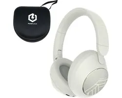 PowerLocus Orion - Koptelefoon Draadloos – Koptelefoon Bluetooth - met ENC Microfoon – 70 Uur batterijduur - Memory Foam Oorkussens - Wireless & met Aux kabel Mode – incl. Premium Case - Sand