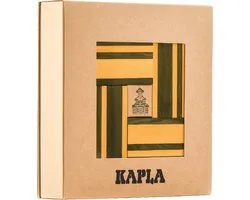 KAPLA - KAPLA Kleur - Constructiespeelgoed - Groen Geel - 40 Plankjes