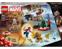 LEGO 76267 Marvel Avengers adventskalender 2023 Kerst Set met 24 Superhelden Cadeaus