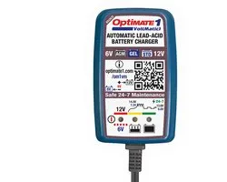 Tecmate Optimate 1 Voltmatic 6/12v 0.6a Tm400a Chargeur Transparent