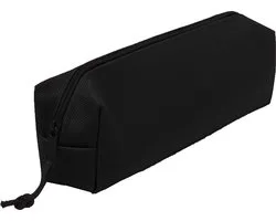 Etui rond – etuis voor school – pennenzak - schoolspullen – Compact formaat 20 x 5 x 4.5 cm - zwart