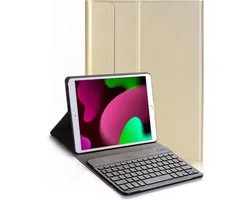 iPad 10.2 2019 Keyboard Cover Keyboard Case Book Cover - iPad 10.2 2019 Keyboard Keyboard Cover - Or