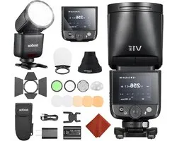 Flash Mid S pour appareil photo Sony avec kit d'accessoires AK-R1, Speedlite 55 Ws, TTL, 2.4G HSS et écran tactile pour A7CII et A6700