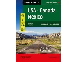 USA, Canada and Mexico Road Atlas