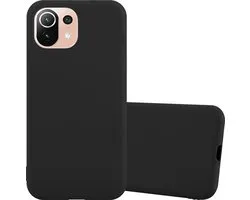 Coque Cadorabo pour Xiaomi Mi 11 LITE (4G / 5G) / 11 LITE NE en CANDY BLACK - Housse de protection en silicone TPU souple