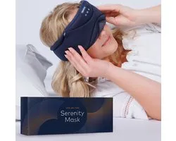 Masque de Serenity à ondes lentes - Le masque de sommeil Bluetooth ultime - comprenant des bruits White, Pink et bruns - Comprend des Beats binauraux - Avec une minuterie pratique (endormez-vous sans souci) - Découvrez le meilleur masque audio