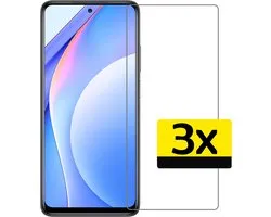 Screenprotector - Geschikt voor Xiaomi Mi 10T Lite - 3 Stuks - Extra Sterk - Beschermglas - Gehard Glas - Tempered Glass - Screen Protector