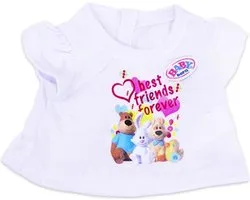 Baby Born t-shirt met opdruk Best Friends Forever