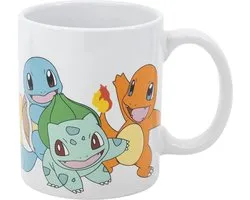 Pokémon keramische mok / drinkbeker - 325 ml - Gift box Squirtle Charmander Bulbasaur Pikachu