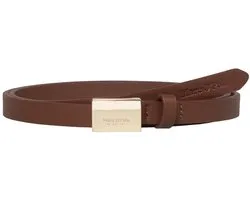 Marc O'Polo Leren Riem Loris Belt W75 Fine Brown Bruine