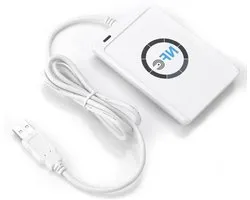 NFC RFID Chip Card Reader ACR122U ISO 14443A/B+ met Software en USB-aansluiting voor snelle gegevensoverdracht