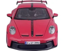 Maisto Porsche 911 GT3 2023, rouge 1:18 Voiture