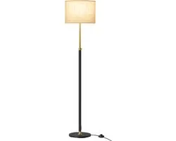 VASAGLE LFL002B02 - Lampe sur pied - hauteur réglable 140-170 cm - interrupteur au pied