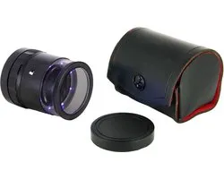 Ideal Tek LE.003UV.ITU 10X Lupe mit mm-Skala, 8 UV LED Loupe à main avec éclairage LED Grossissement: 10 x Lentille: (Ø