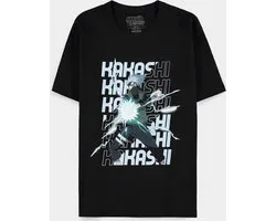 Naruto - Kakashi Heren T-shirt - L - Zwart