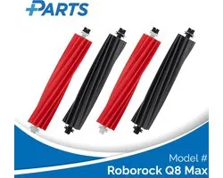 Brosses Roborock Q8 Max (4 Pièces, alternative Plus.Parts® pour 8.02.0199)