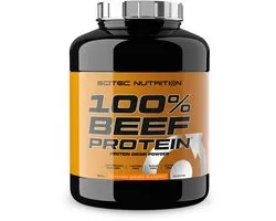 Scitec Nutrition® - 100% Beef Protein (1800 gram - Caramel/Banana) - Caramel/Banaan - 60 eiwitshakes - eiwitpoeder - eiwit - eiwitshakes - proteine shake - lactosevrij - glutenvrij