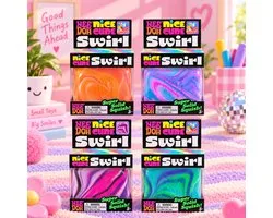 NeeDoh® Nice Cube Swirl – 1 Stuk Assorti– Squishy-fidget