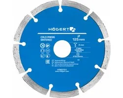 Disque diamant - segmentaire 125 x 2 x 22,3 mm